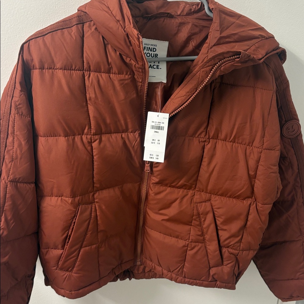 Rust Puffer Jacket - Picture 2 of 2